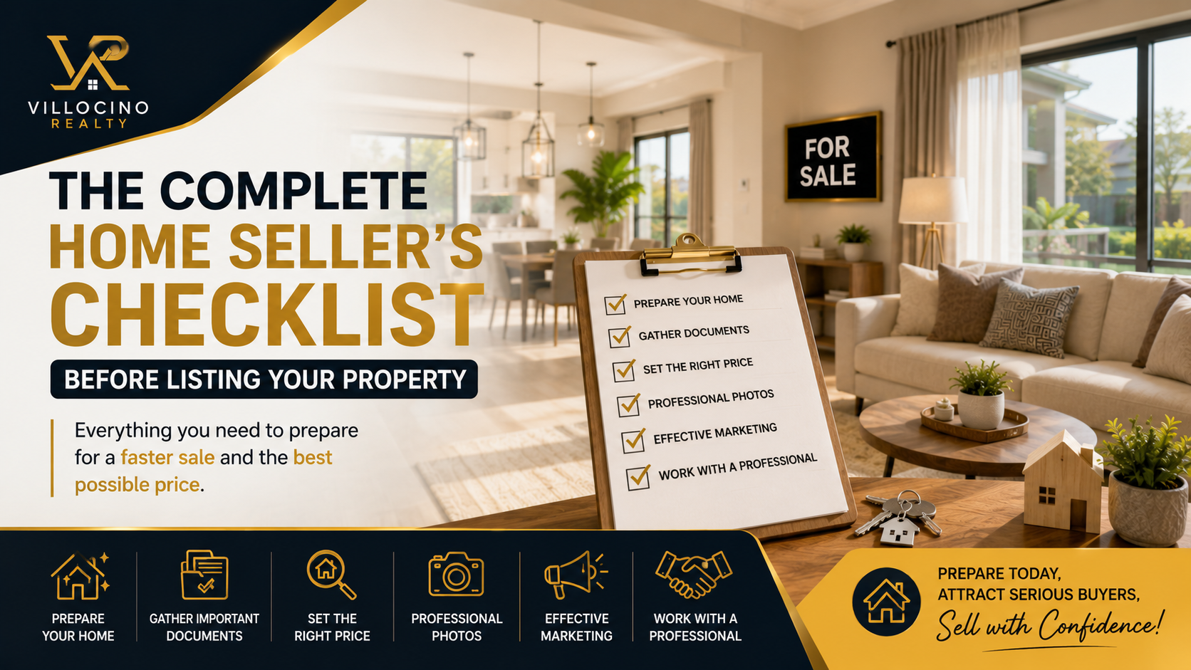 The Complete Home Seller's Checklist Before Listing Your Property
